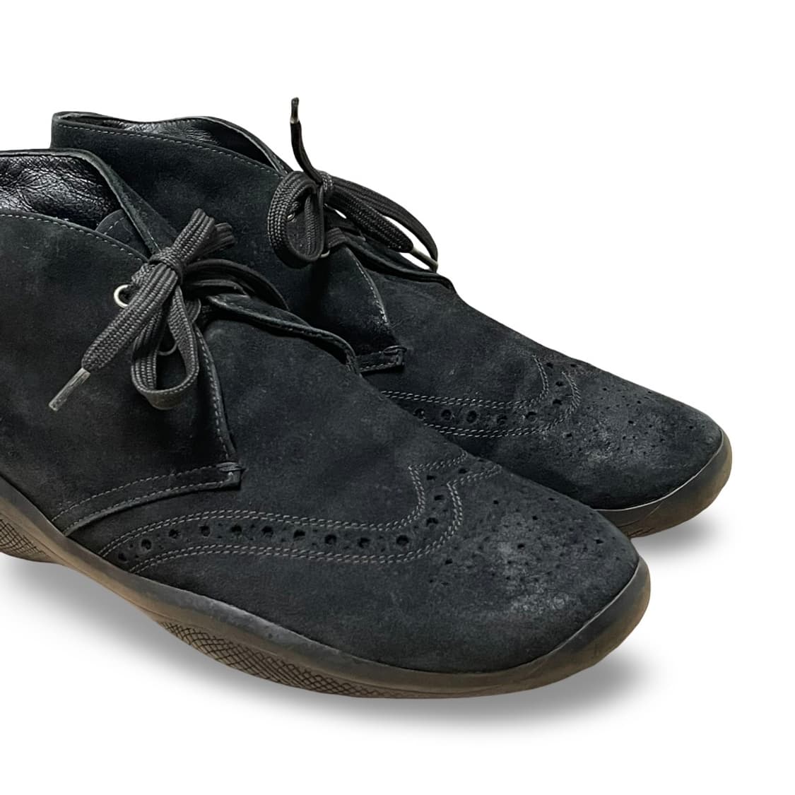 프라다 스웨이드 윙팁 부츠 상품이미지6