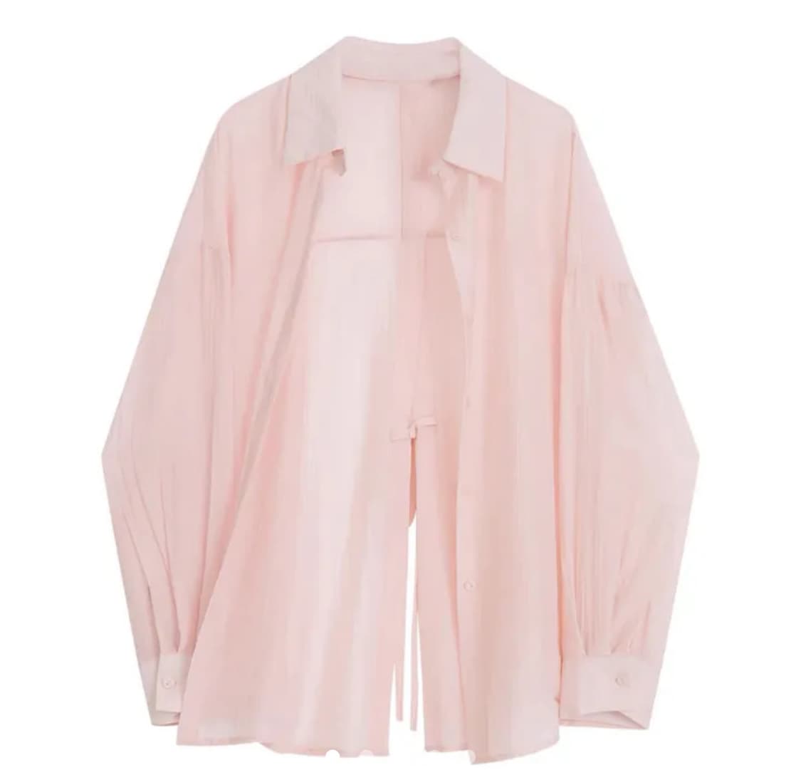 트위디야 핑크 셔츠 새상품 상품이미지1