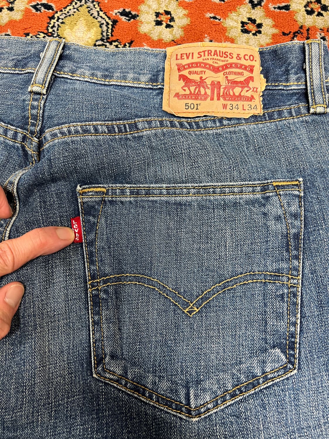 [34] 리바이스 501 빈티지 데님 팬츠 상품이미지5