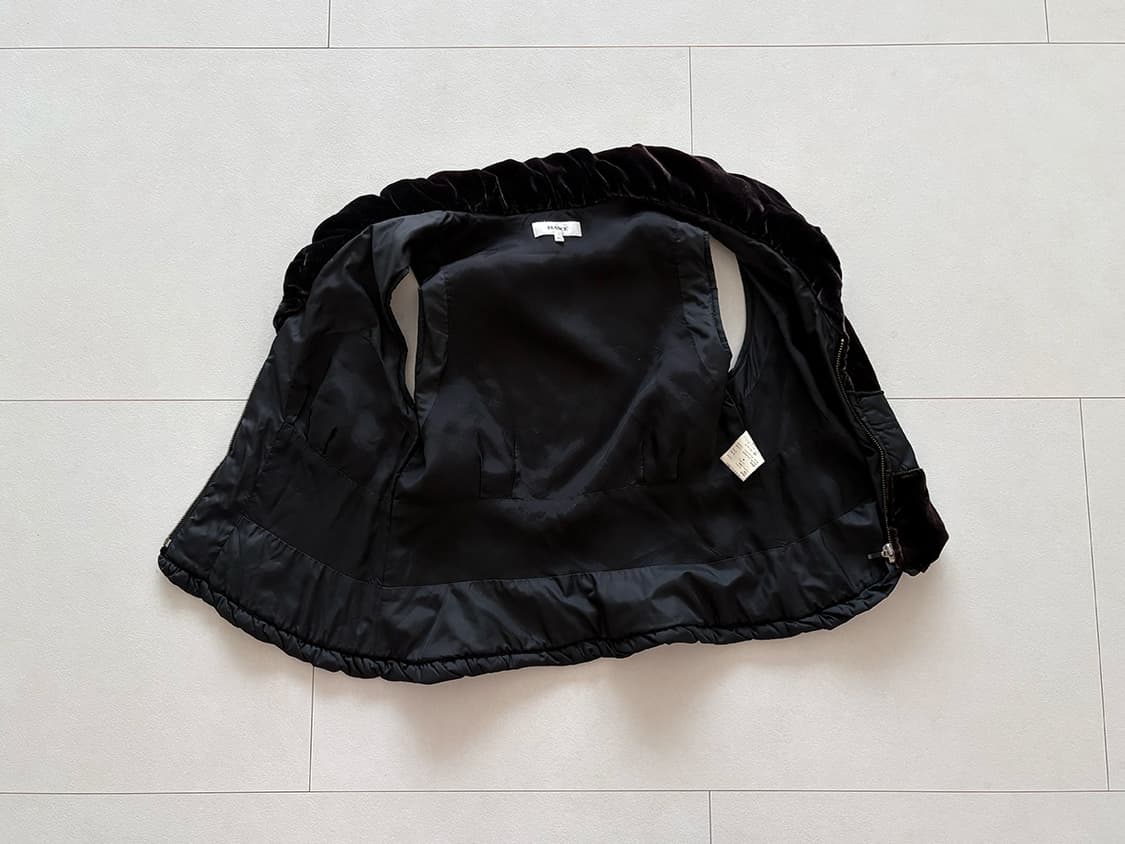 velvet padded vest 상품이미지4