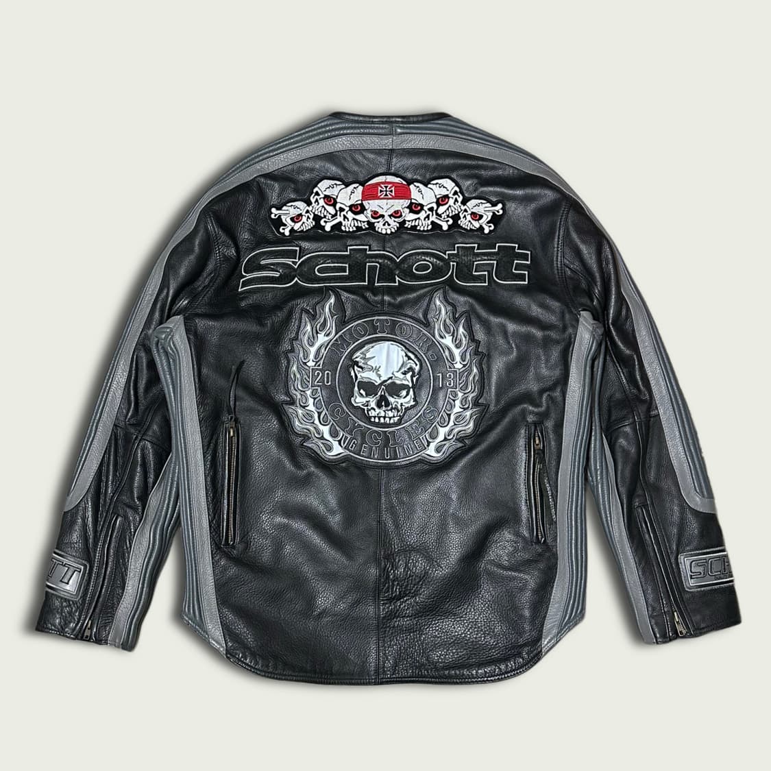 커스텀패치 모터사이클 자켓 상품이미지1