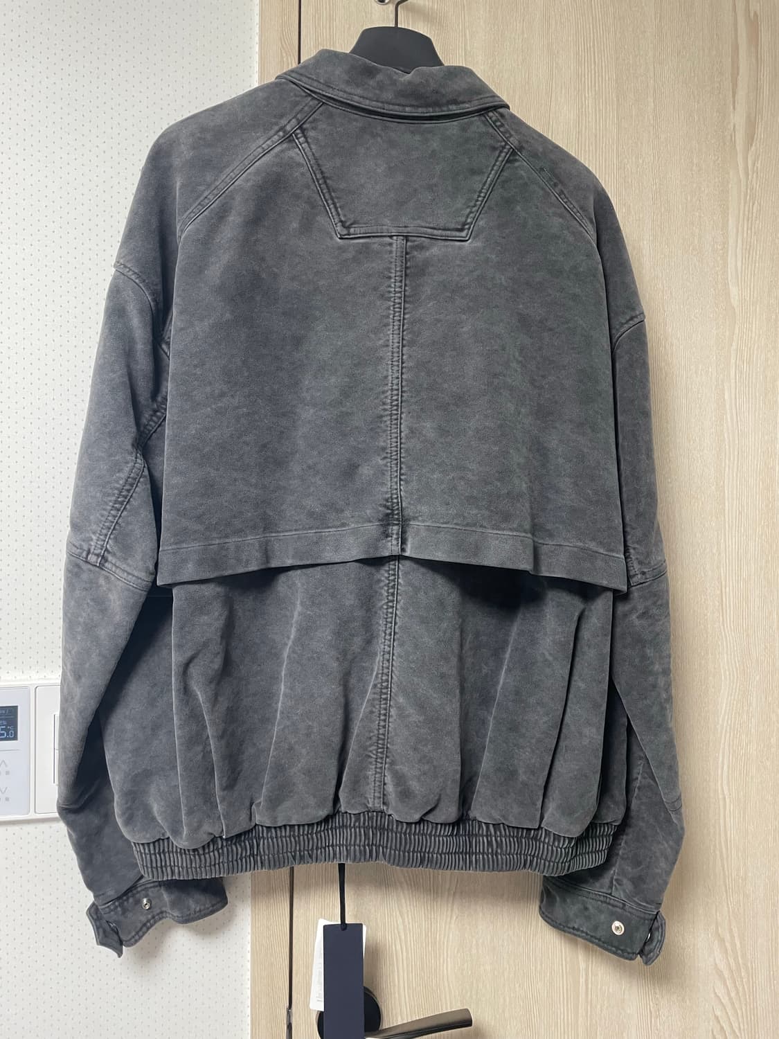 준지 22fw 그레이 면 다잉 집업셔츠, 50사이즈 택달린 새상품 상품이미지5