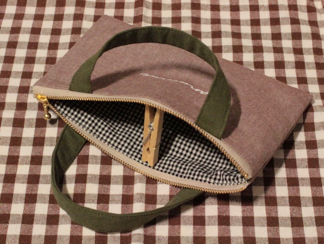 핸드메이드 손잡이 파우치 필통 상품이미지2