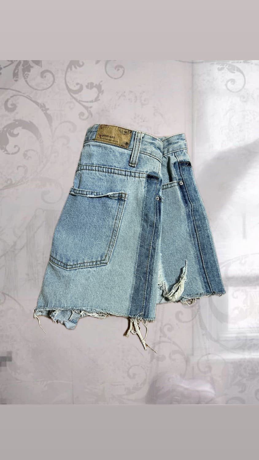 Line denim short pants 상품이미지2