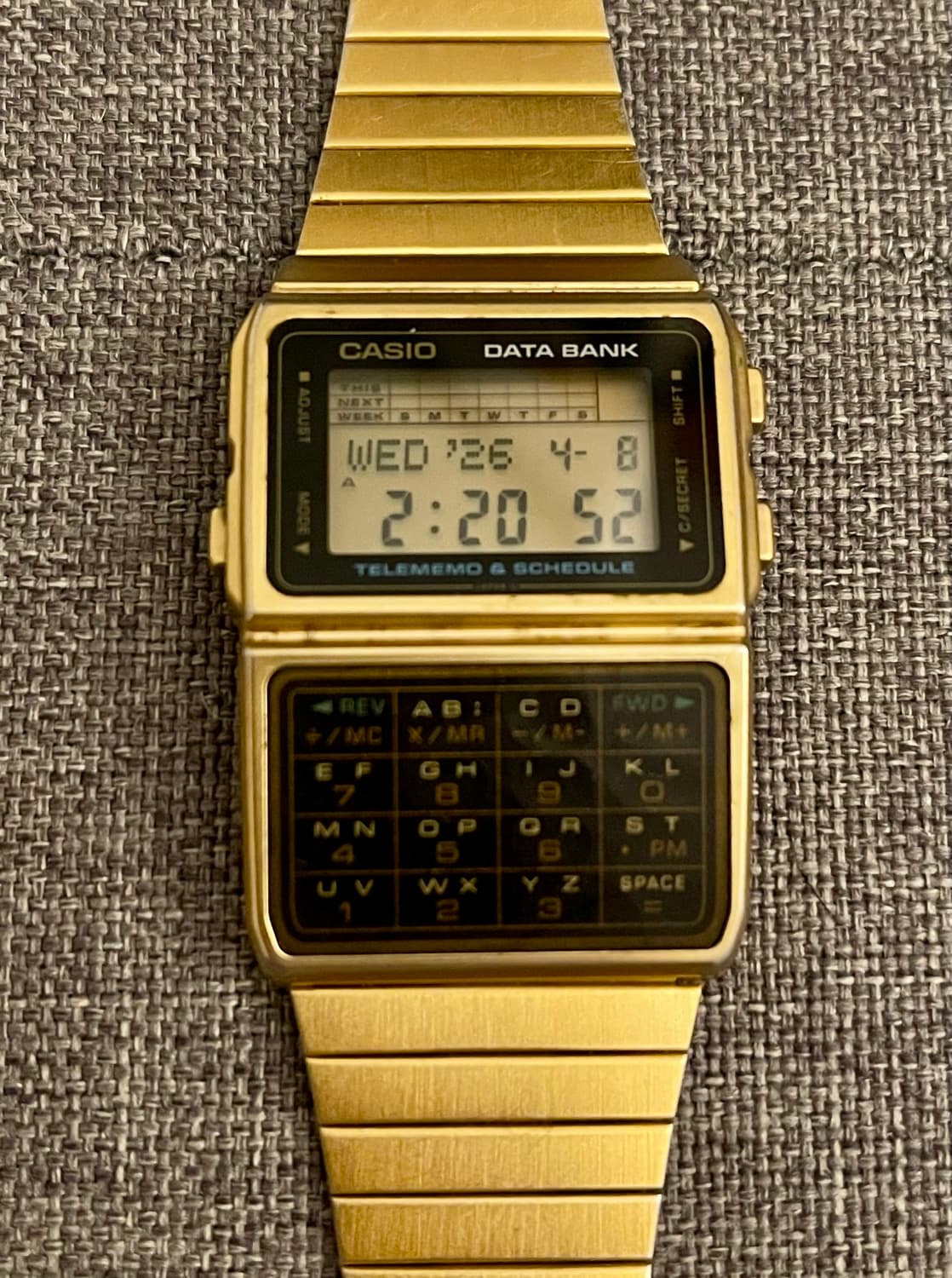 Casio 카시오 데이터뱅크 골드 DBC-610 상품이미지1