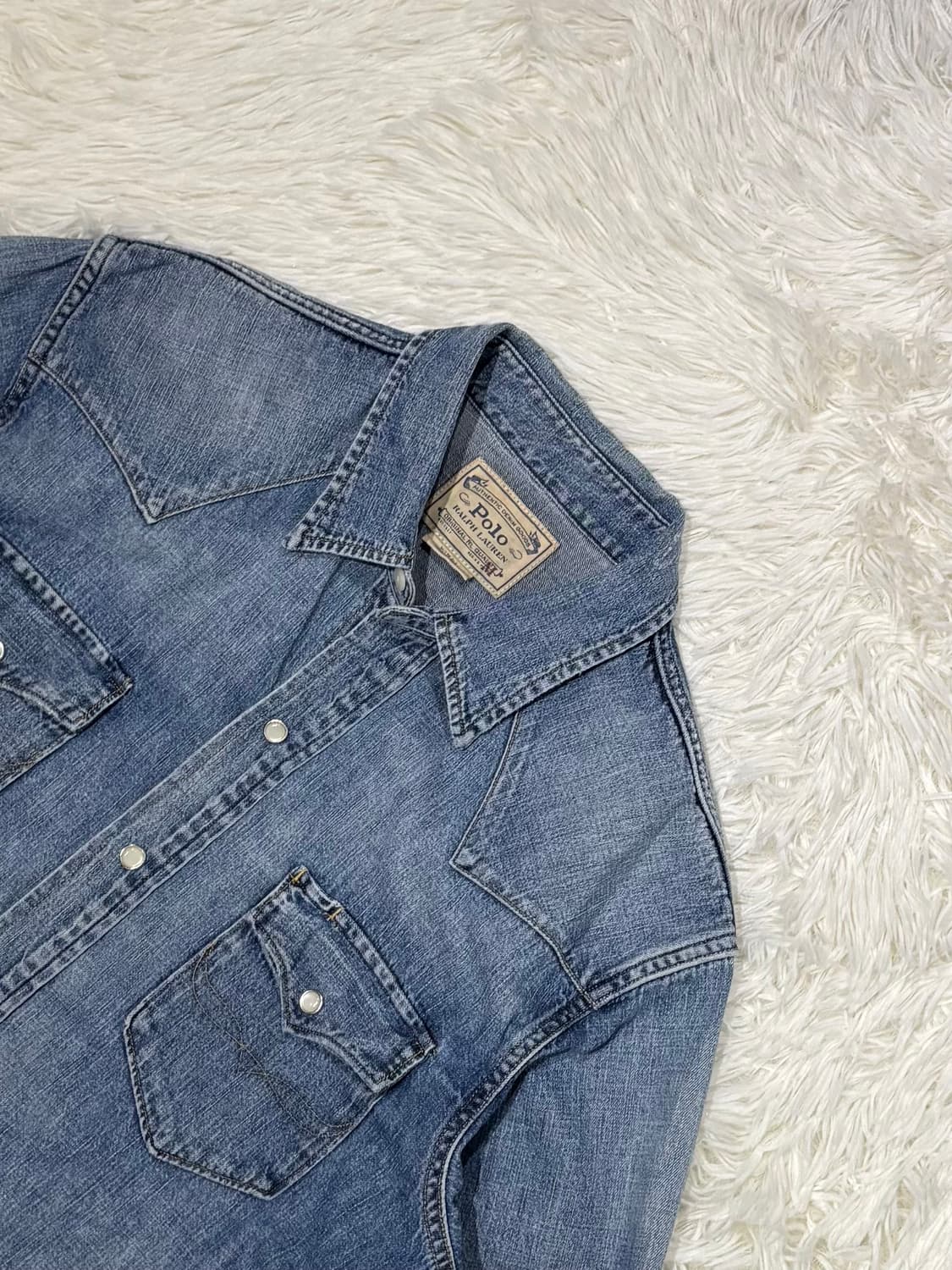 폴로랄프로렌 웨스턴 데님 셔츠 상품이미지4