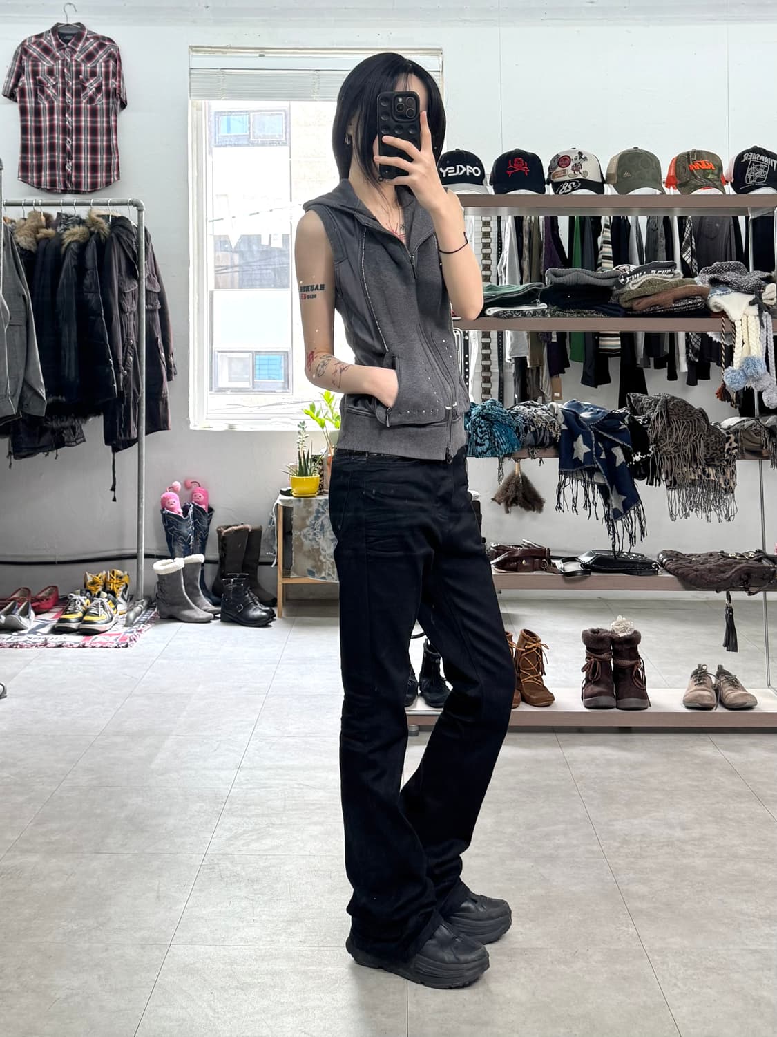 히로코 비스 +rico 투웨이 후드 베스트 상품이미지9