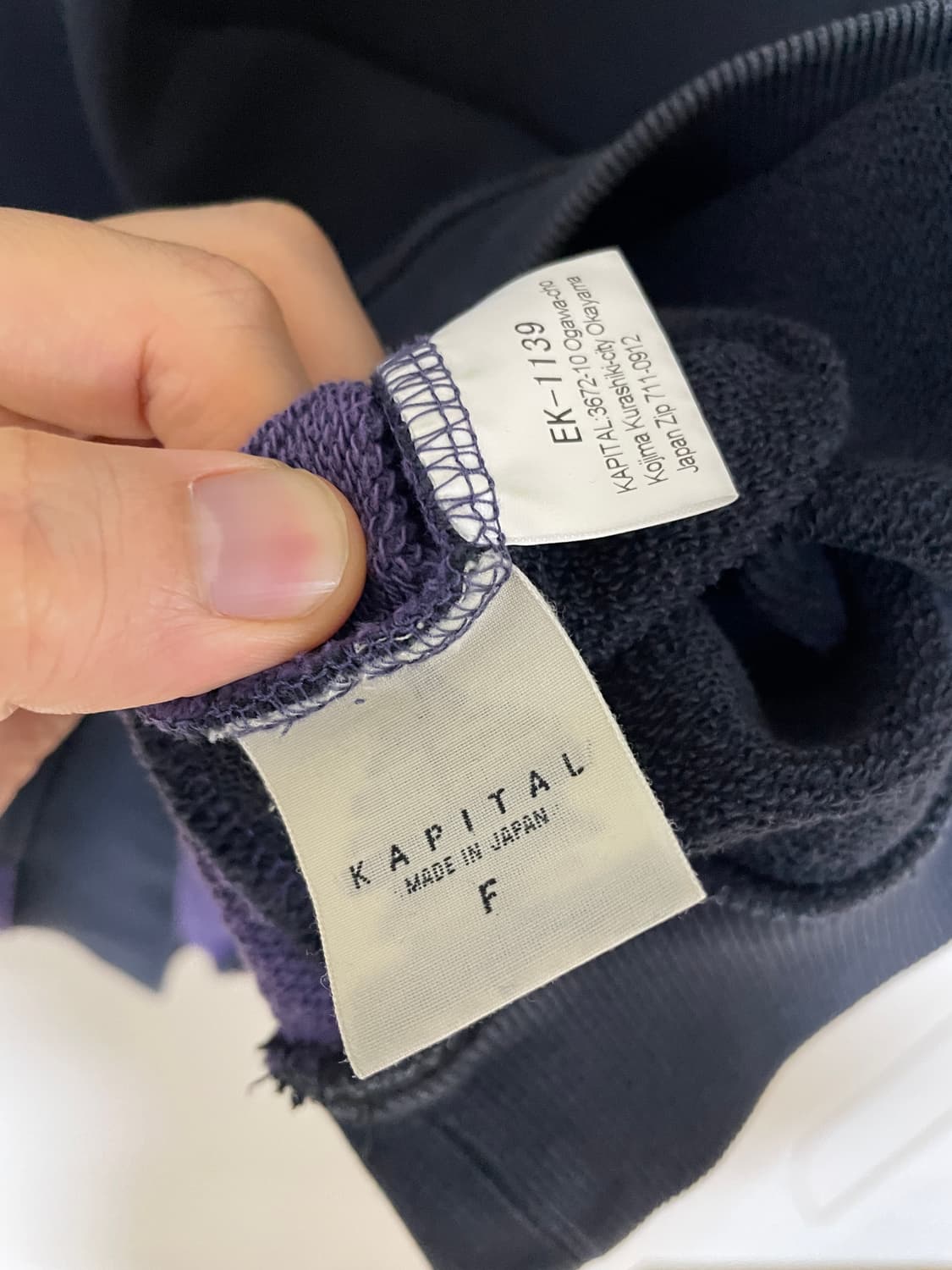 캐피탈 투톤 본 스웻 셔츠  상품이미지4