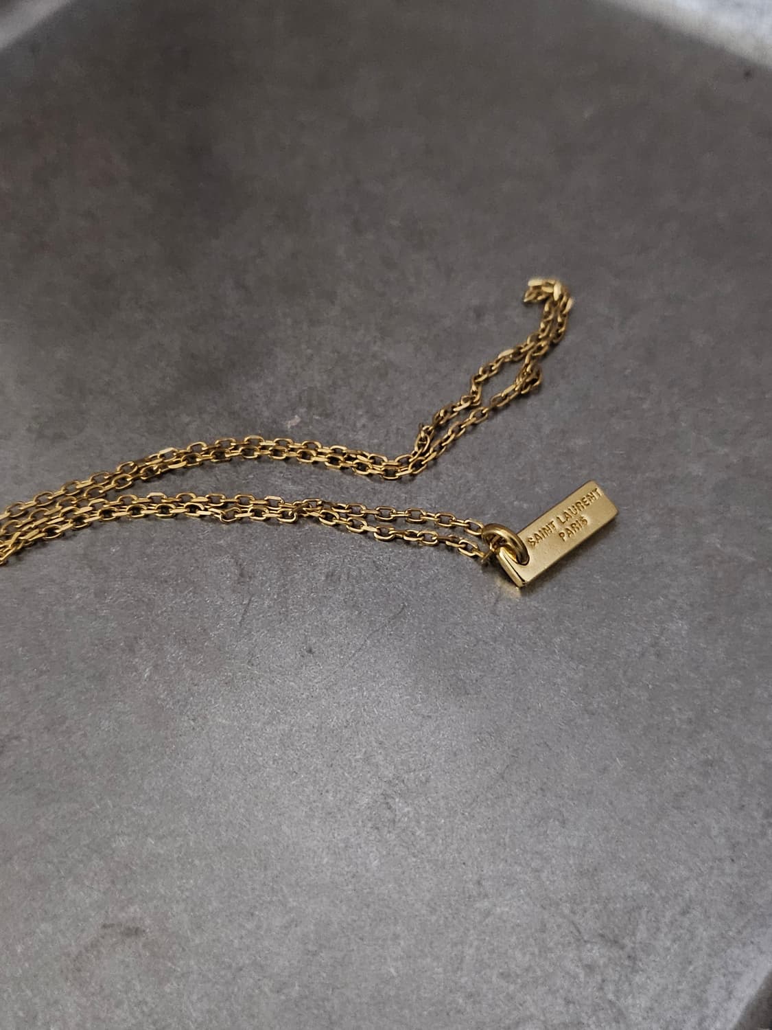 63 입생로랑 빈티지 정품 목걸이 업사이클링 써지컬체인 상품이미지3