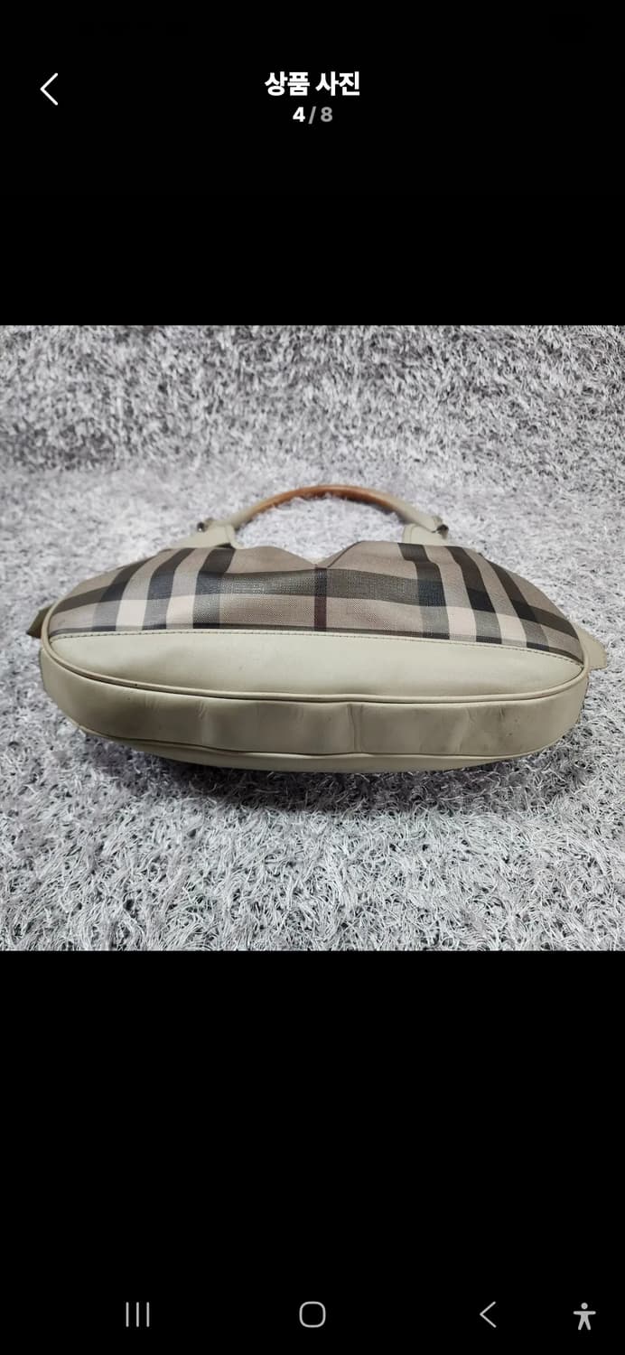버버리 PVC 체크 호보백 숄더백 상품이미지4