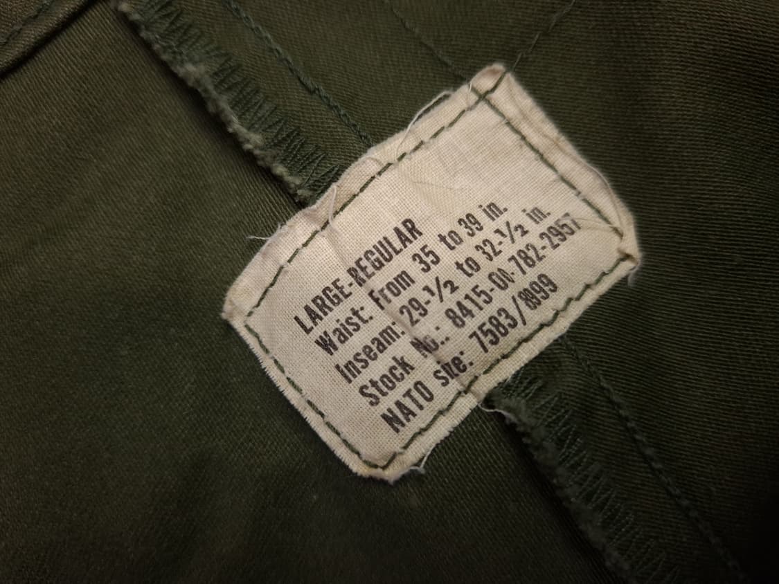 오리지날 미군 M-65 필드 카고 팬츠 상품이미지2