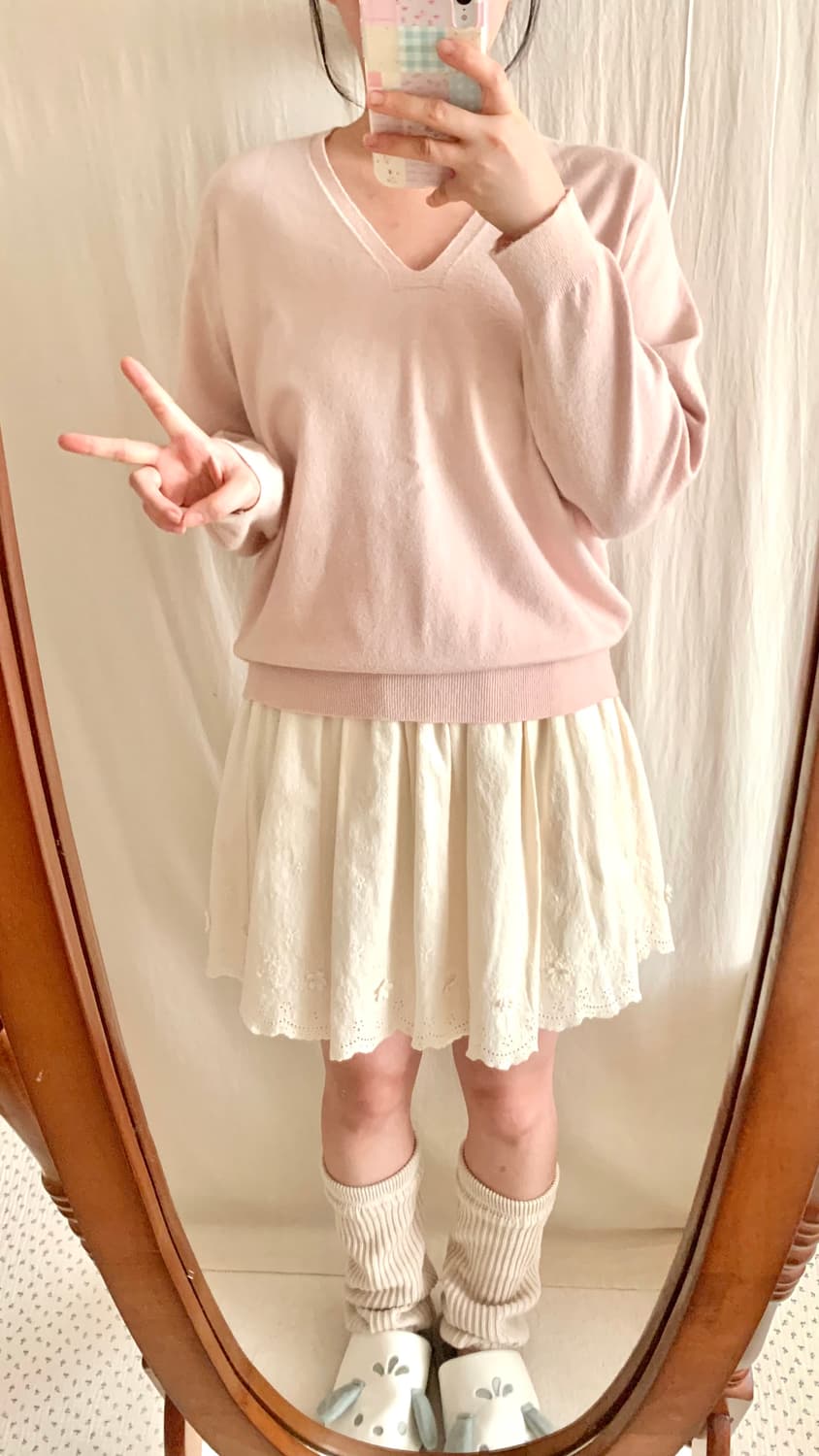 파스텔핑크 딸기우유 아방 니트 상품이미지4