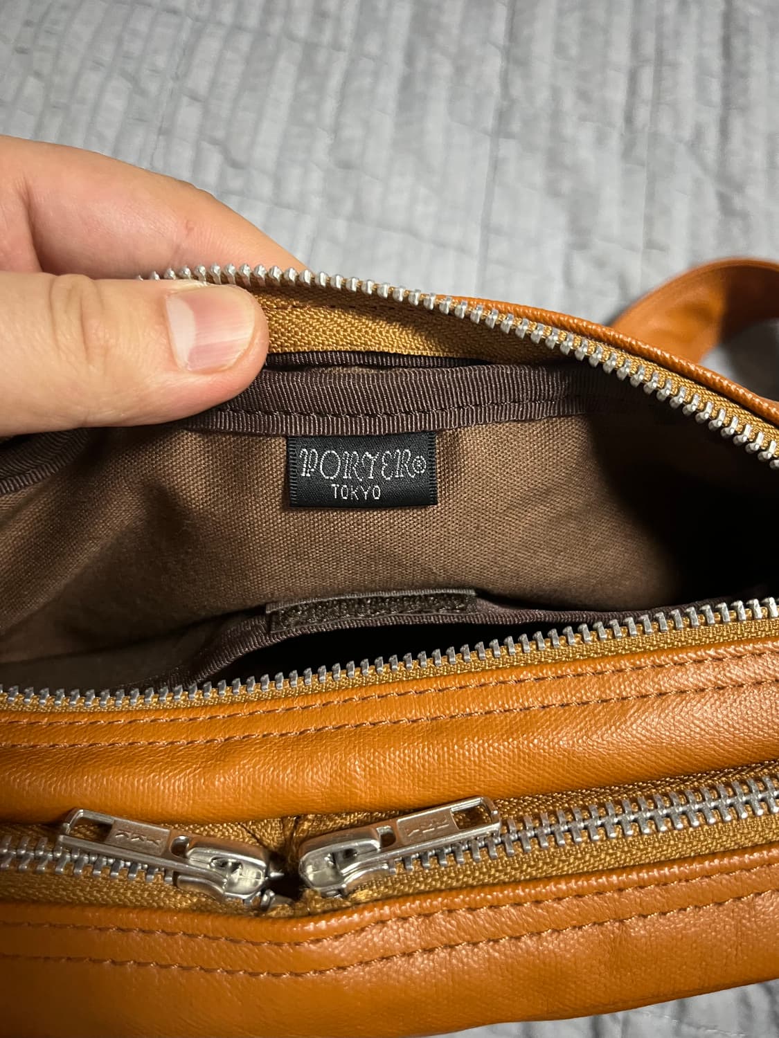Porter 요시다 포터 프리스타일 숄더백 s사이즈 카멜 상품이미지8