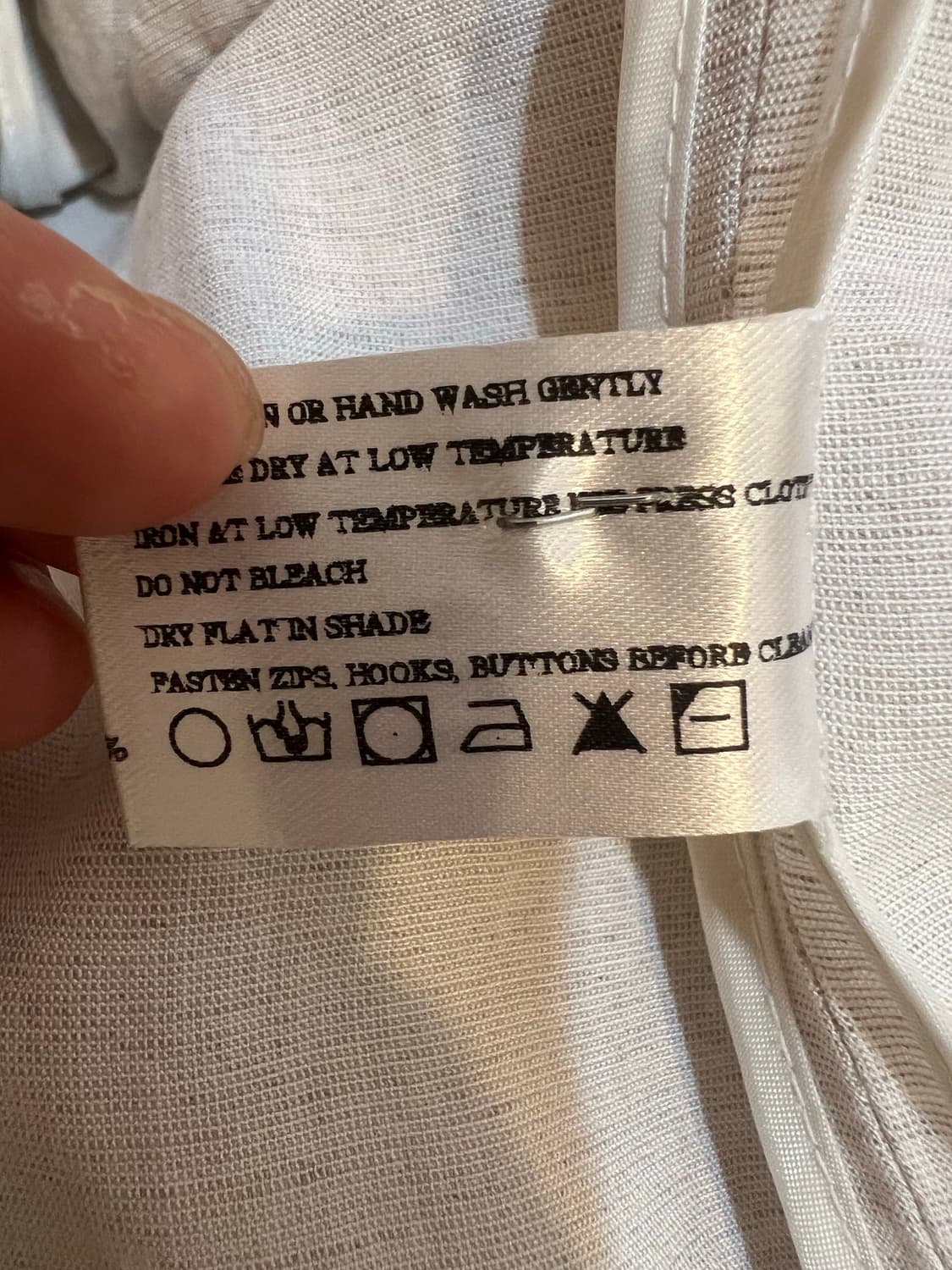 에콘 EKHON 여성 오트밀베이지 린넨원피스 슬리브리스원피스 상품이미지8