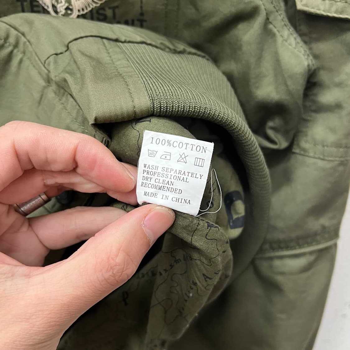 캠프5 밀리터리 MARINE 플라이트 항공 자켓 2XL 상품이미지5