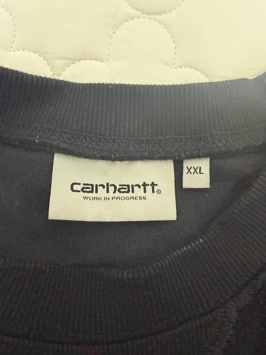 칼하트 윕 벨벳 블랙 스윗셔츠 맨투맨 상품이미지4