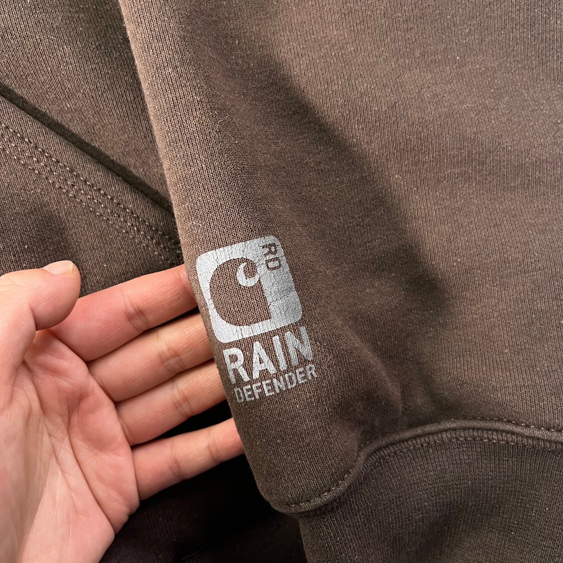 105 칼하트 써멀 브라운 후드집업 상품이미지4