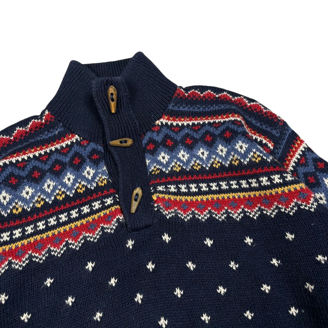 폴로 랄프로렌 90‘s 네이비 하프 버튼 니트 상품이미지2