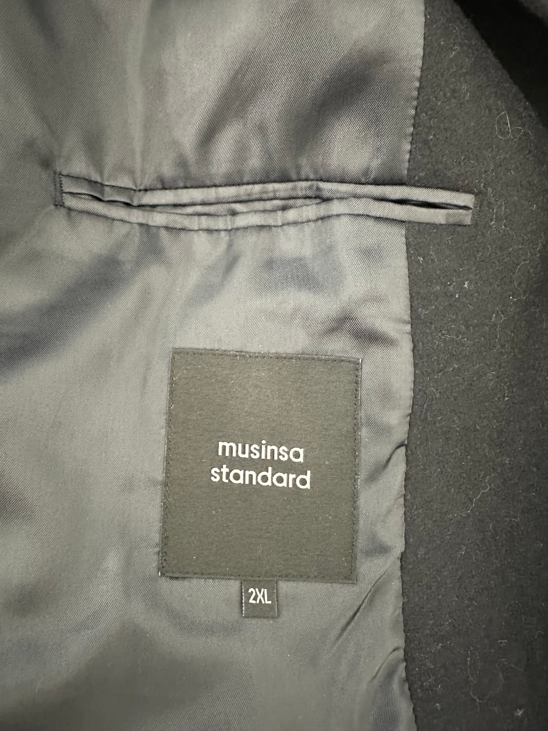 무탠다드 오버사이즈 하프 코트 상품이미지7