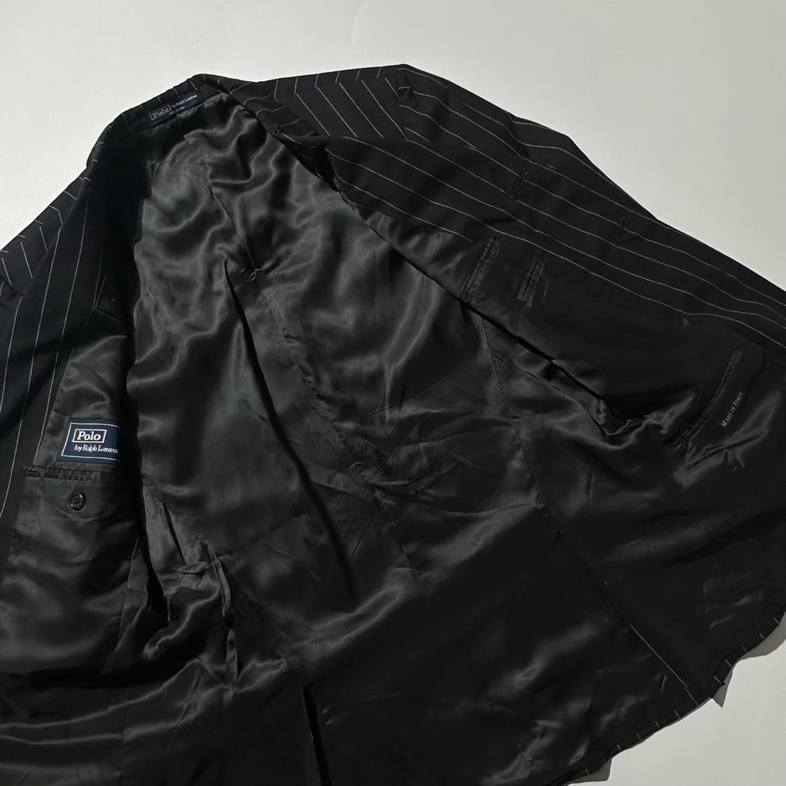 폴로 랄프로렌 이태리 메이드 스트라이프 싱글 3B 블레이저 상품이미지7