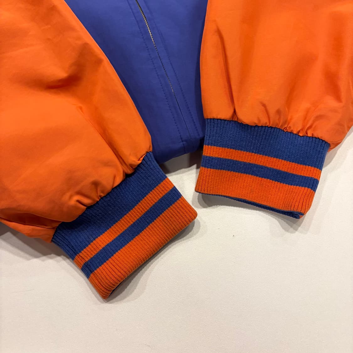 [105] MLB 뉴욕 메츠 블루종 자켓 오렌지 배색 B685 상품이미지8