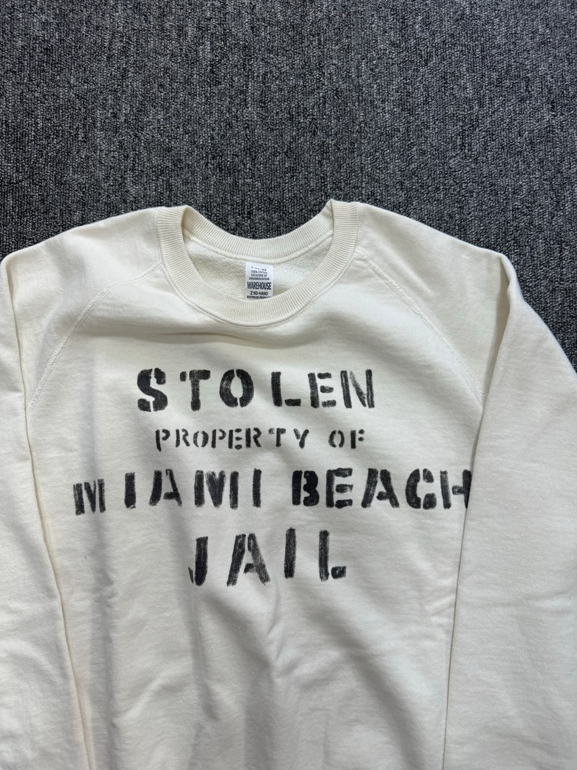 L) 웨어하우스 세컨핸드 컬렉션 나염 스웻 상품이미지3