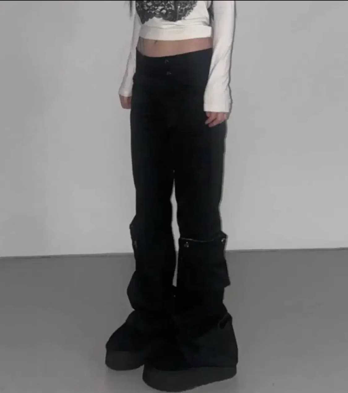 디에어타운 긱시크 포켓 부츠컷 팬츠 상품이미지3