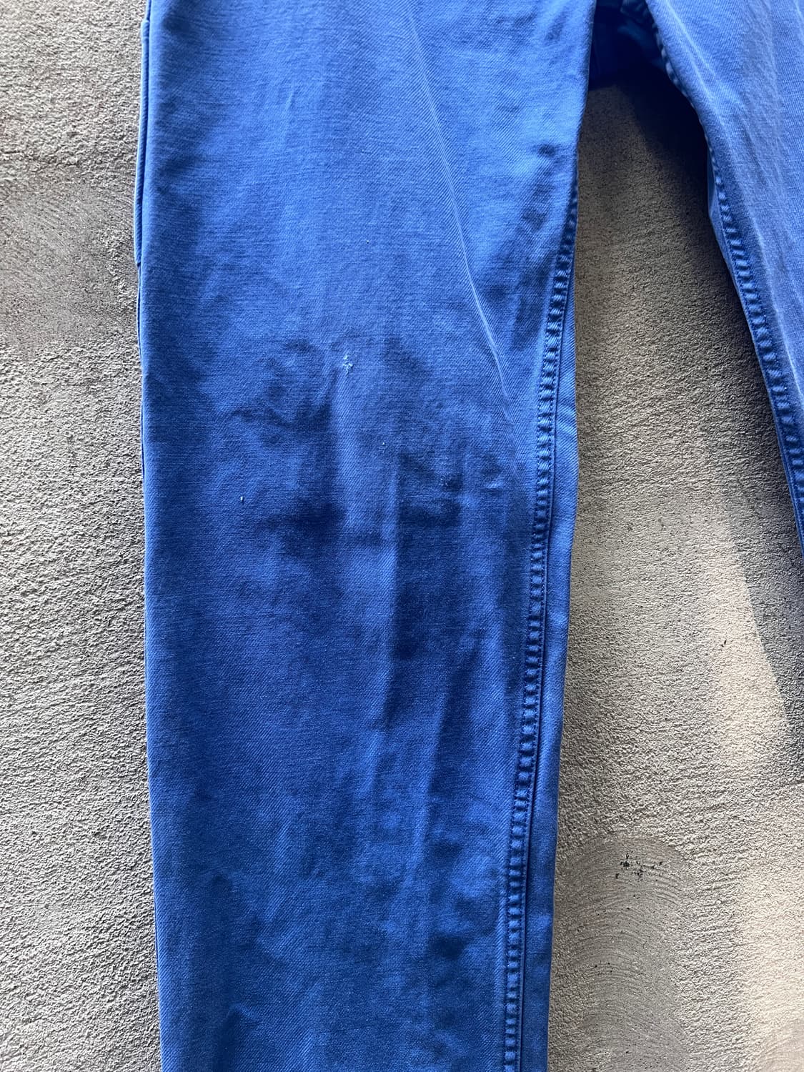 프렌치 코튼 트윌 블루 워크 팬츠  상품이미지6