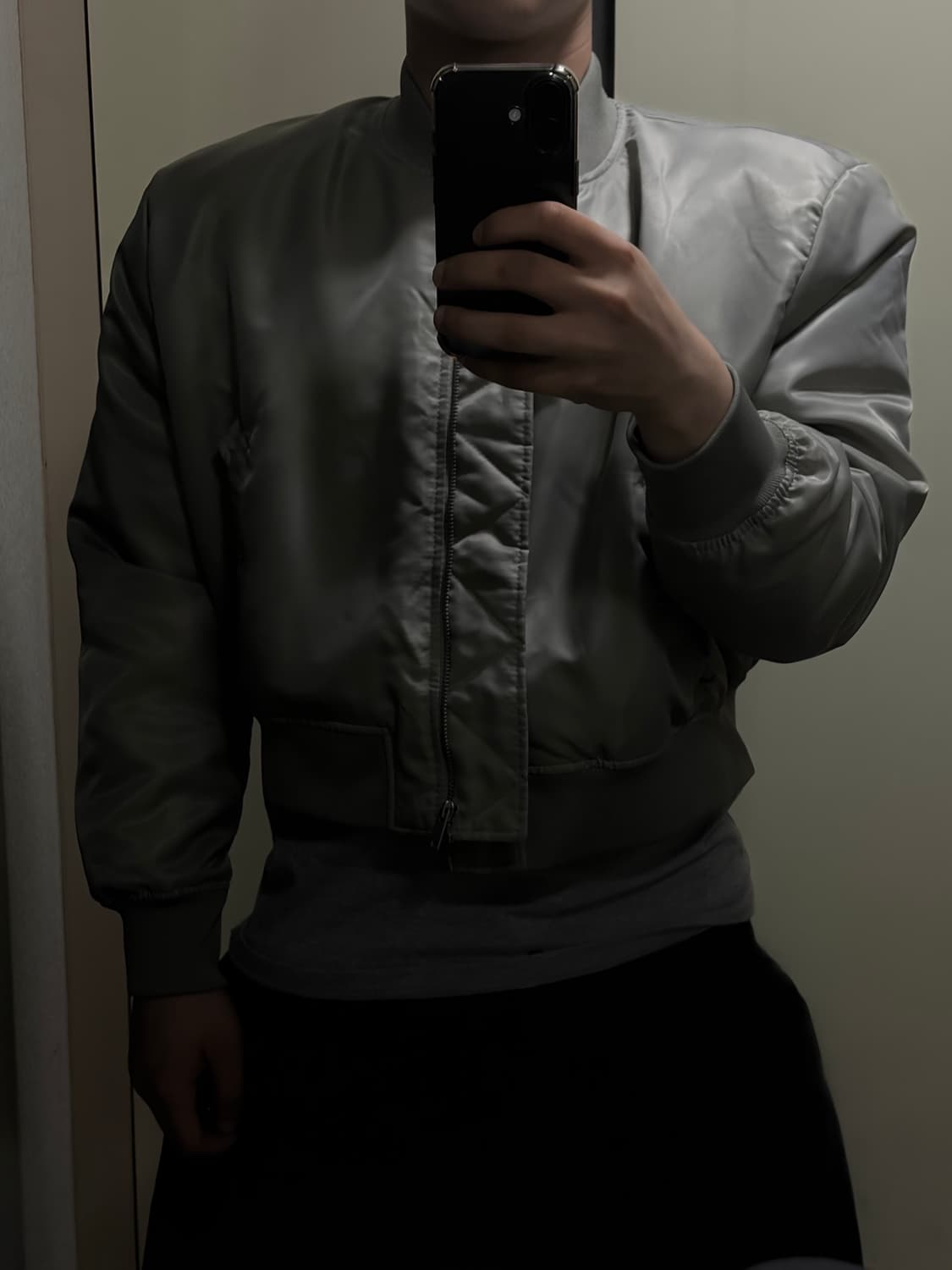 [XL] h&m 항공점퍼 류정란 착용 상품이미지2