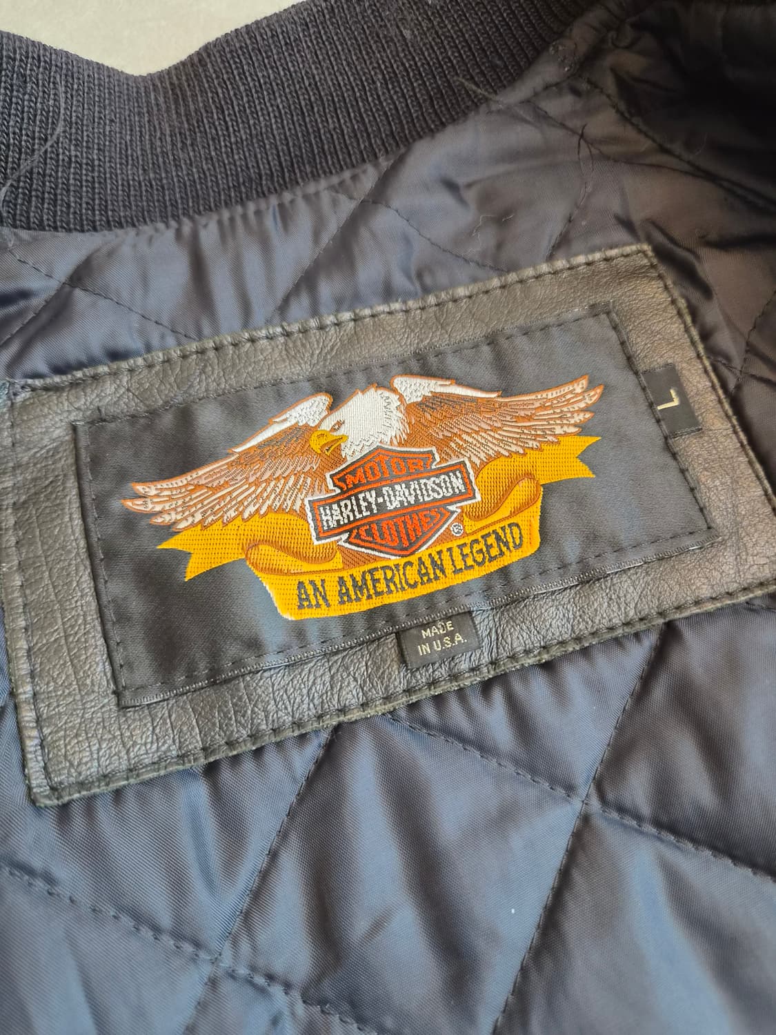 할리데이비슨 90주년 레더 봄버 usa 상품이미지5