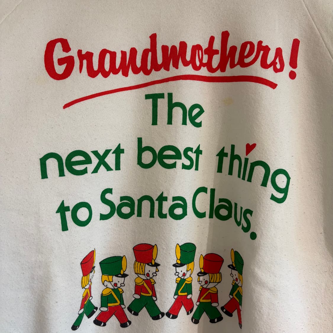 1990s 50/50 산타클로즈 빈티지 스웻셔츠 상품이미지2