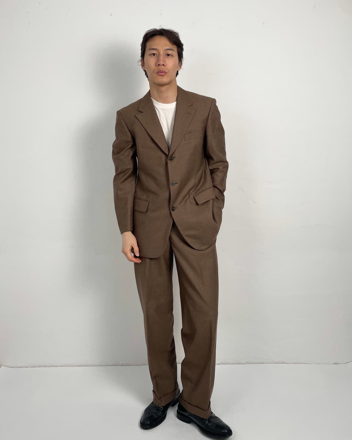 Vintage brown suit Set up  상품이미지7