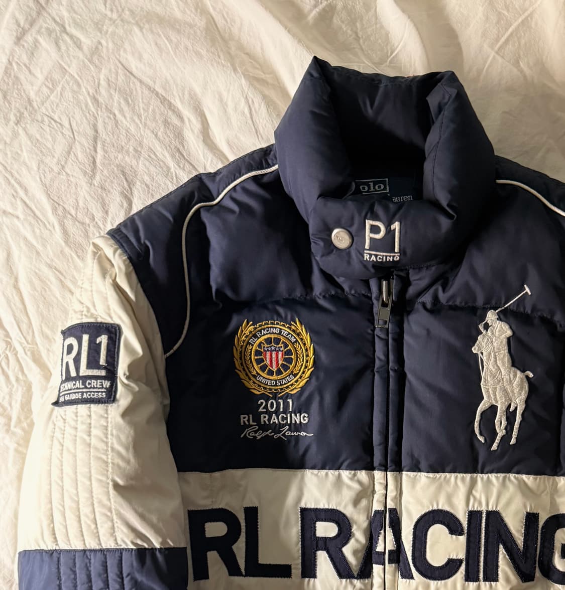 폴로 빅포니 성조시 레이싱 패딩  상품이미지1