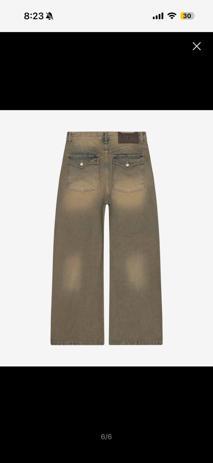 아캄 Distressed Western Pocket Denim Pants 상품이미지4