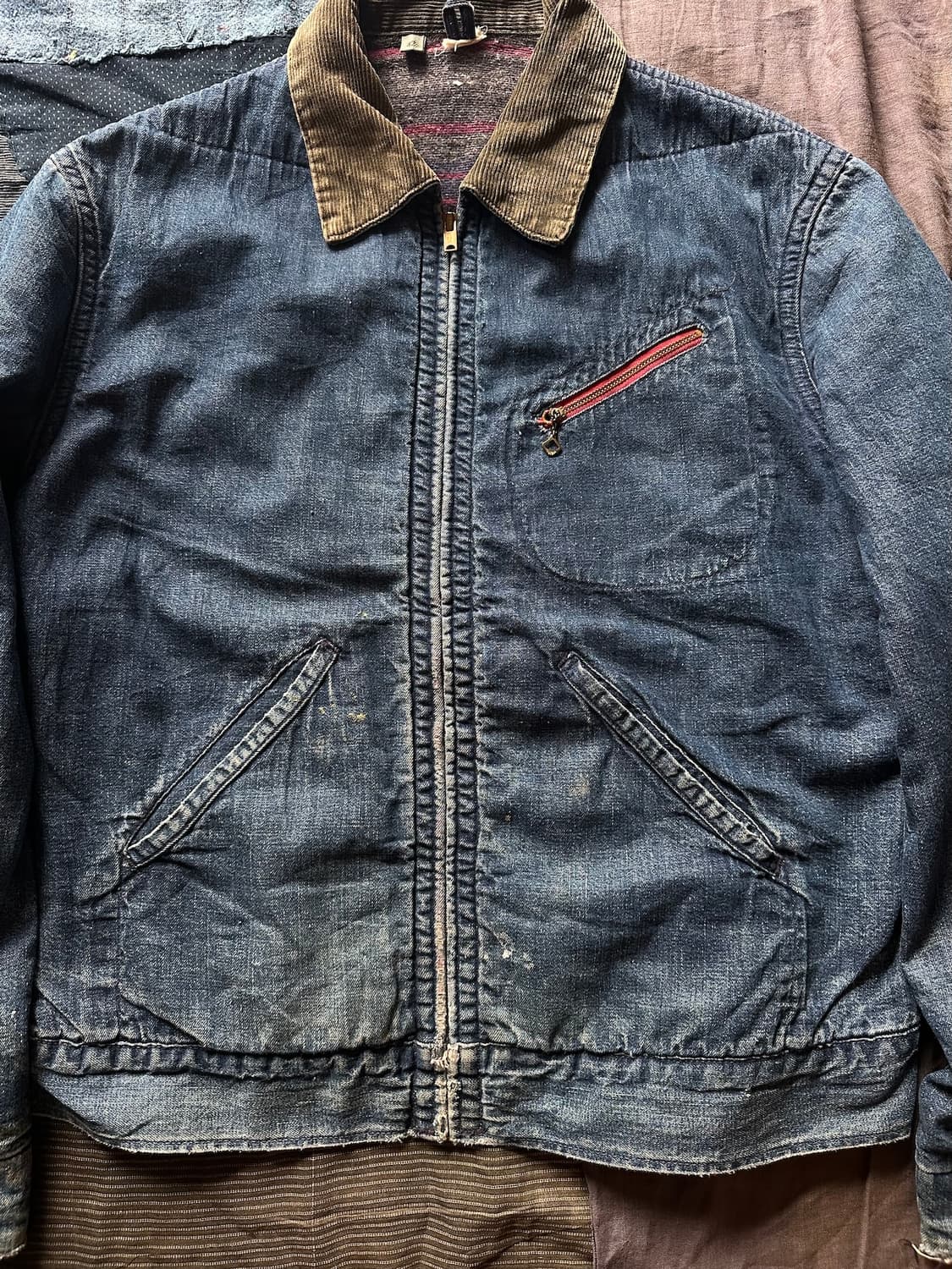 60s Blue Bell USA Denim Work Jacket 상품이미지3