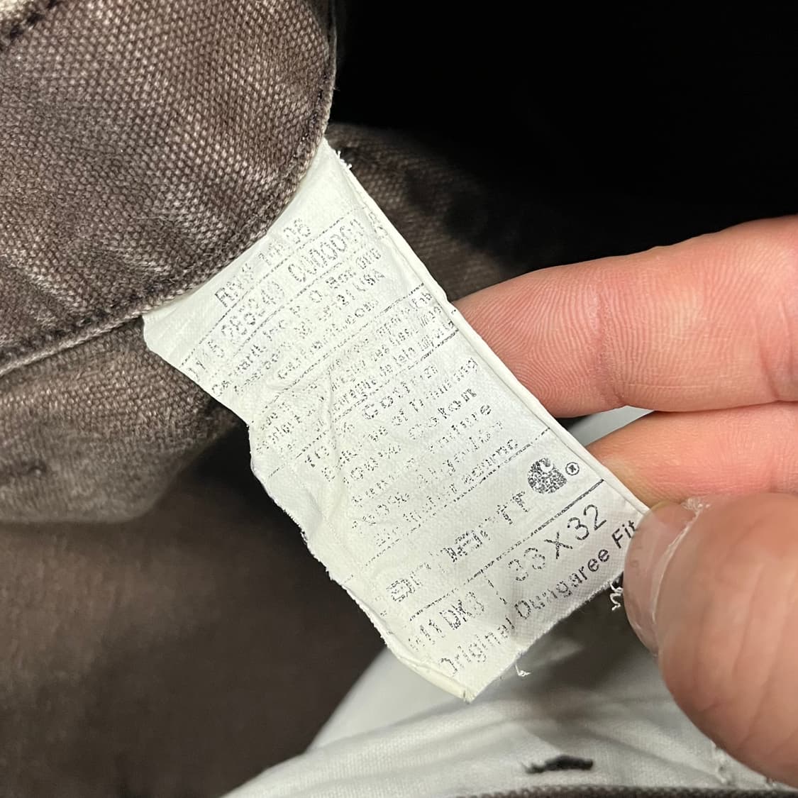 Carhartt B11 DKB 카펜터 팬츠 (32“) 상품이미지7