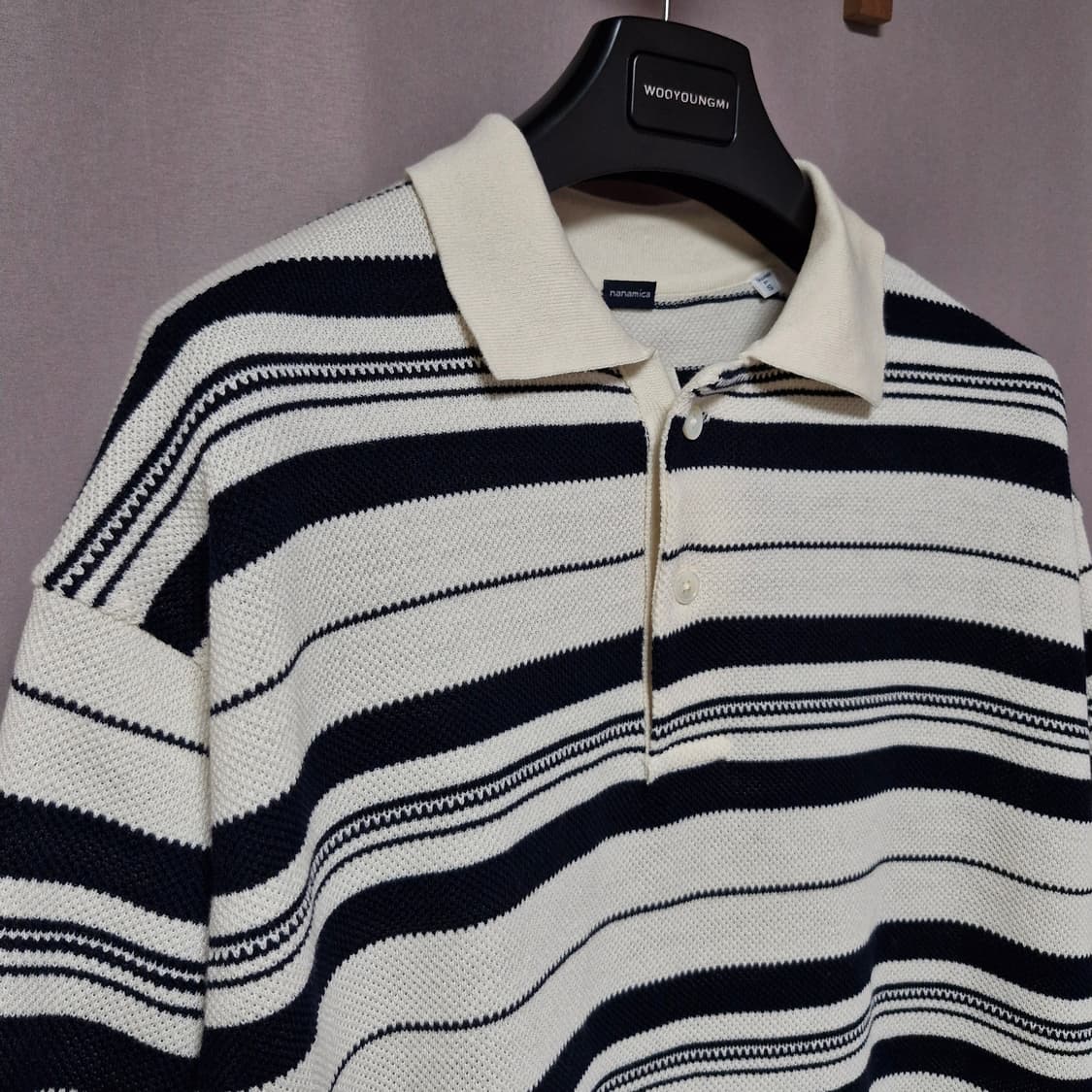 나나미카 스트라이프 폴로 스웨터 상품이미지3
