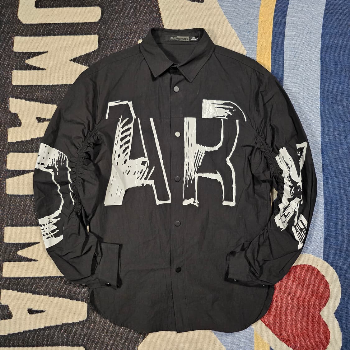 DARK MONSTER 셔링 셔츠 M 상품이미지1
