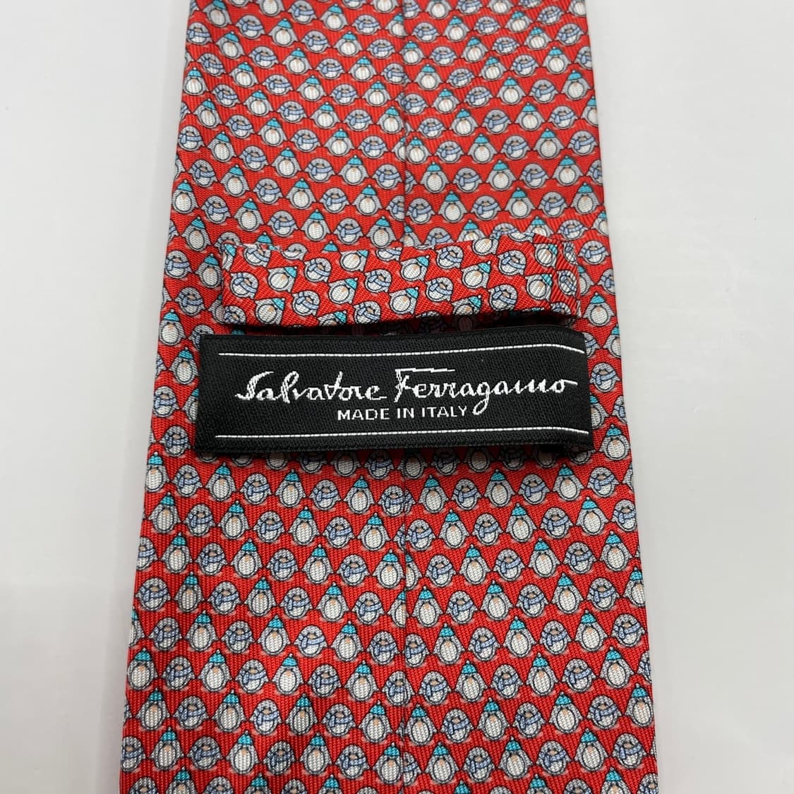 146) (Ferragamo) 살바토레페레가모 패턴 넥타이 상품이미지5