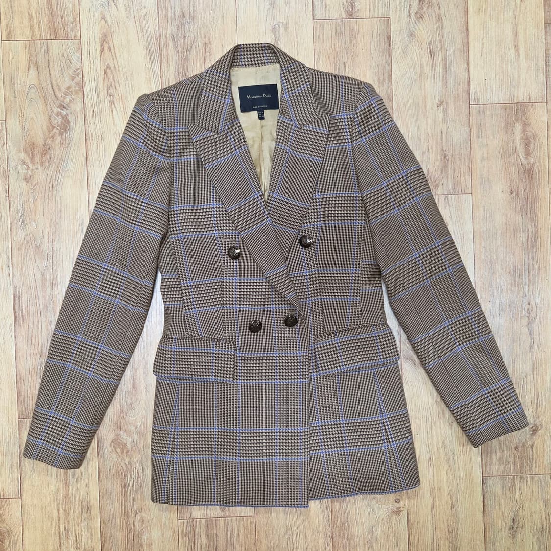 마시모두띠(Massimo Dutti) 체크 울자켓 55 상품이미지1