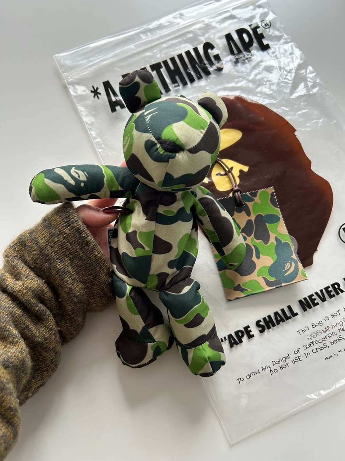 CAMO BEAR ECO BAG 카모 곰 에코백 상품이미지1