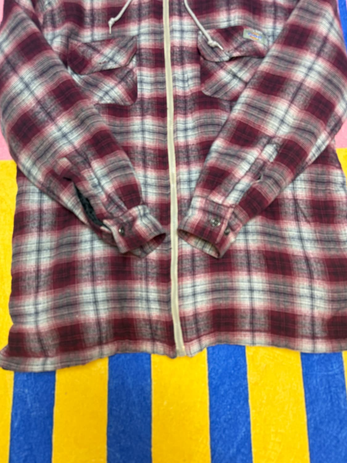 디키즈 후드집업 체크자켓 L size 상품이미지5