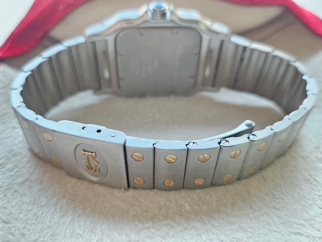 까르띠에 산토스 갈베 라지 18k콤비 쿼츠 상품이미지4