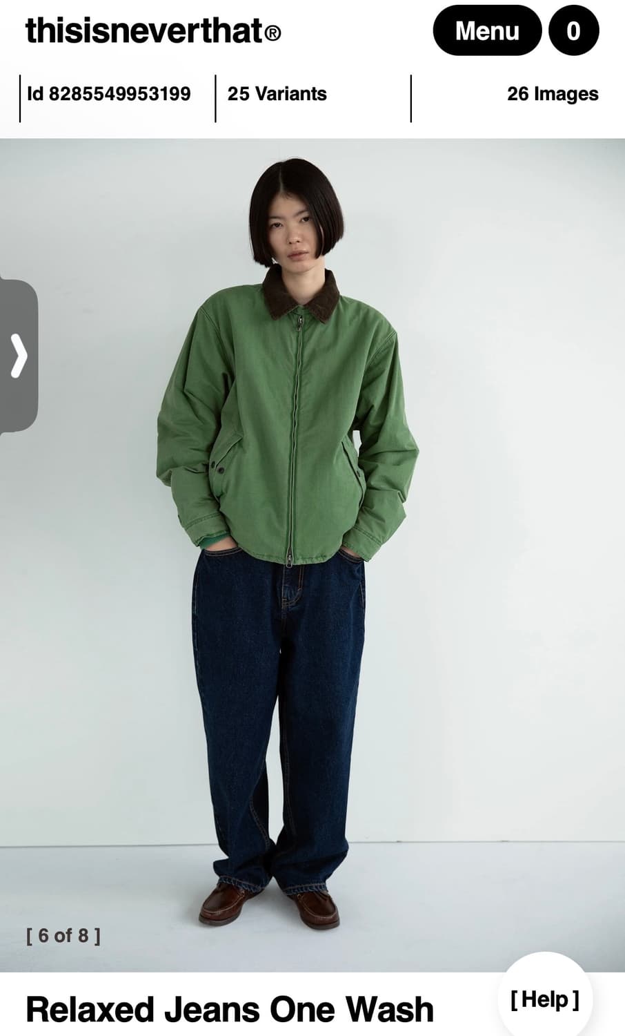 디스이즈네버댓) Relaxed Jeans One Wash M 상품이미지1