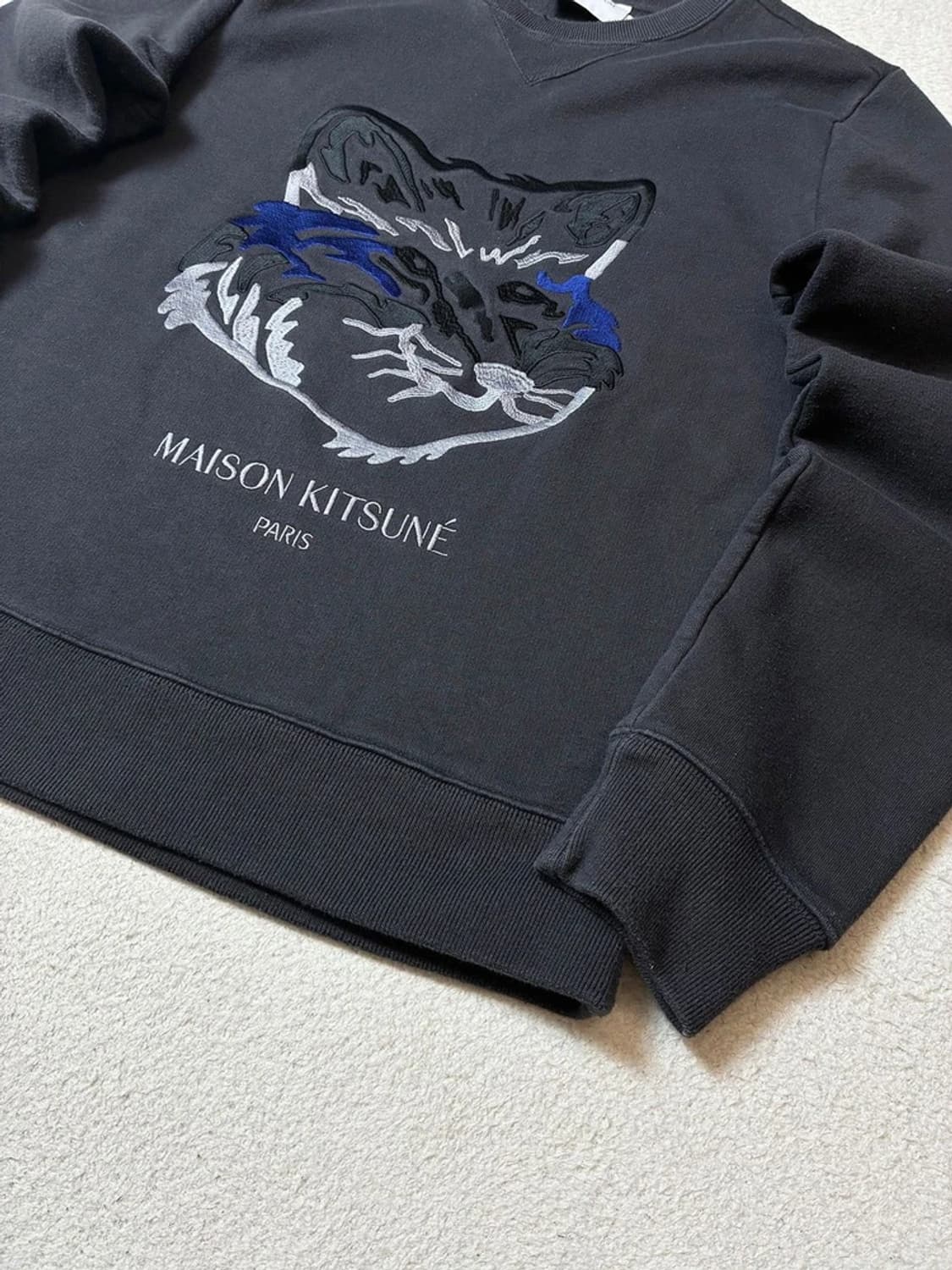 메종키츠네 21ss 빅 폭스 자수 맨투맨 PN7574 상품이미지3