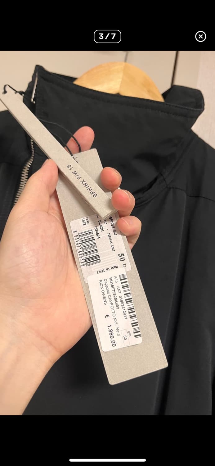 (15fw)릭오웬스 50 구스다운 코트 상품이미지5