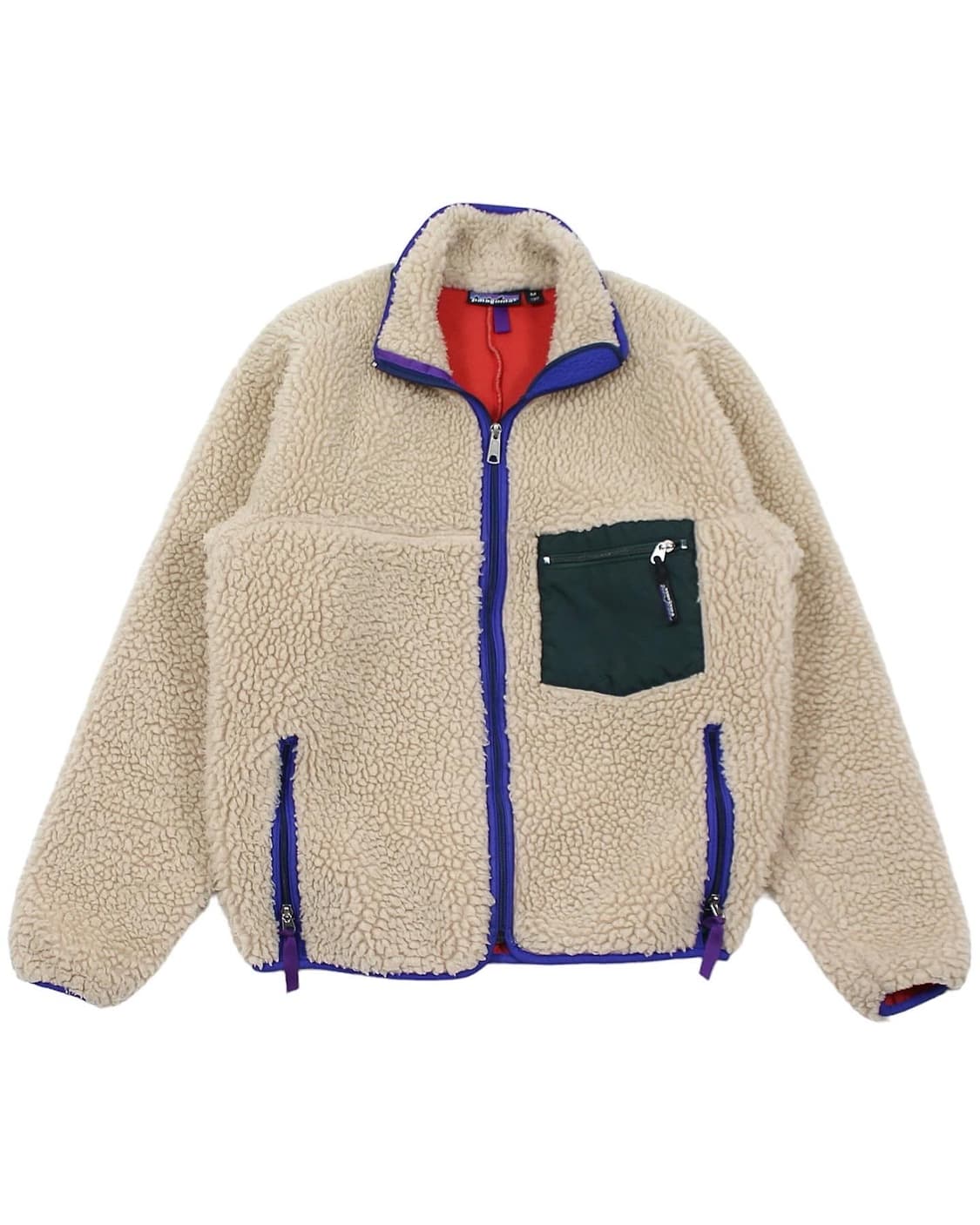 1990 USA 파타고니아 레트로 딥파일 플리스 자켓 상품이미지2