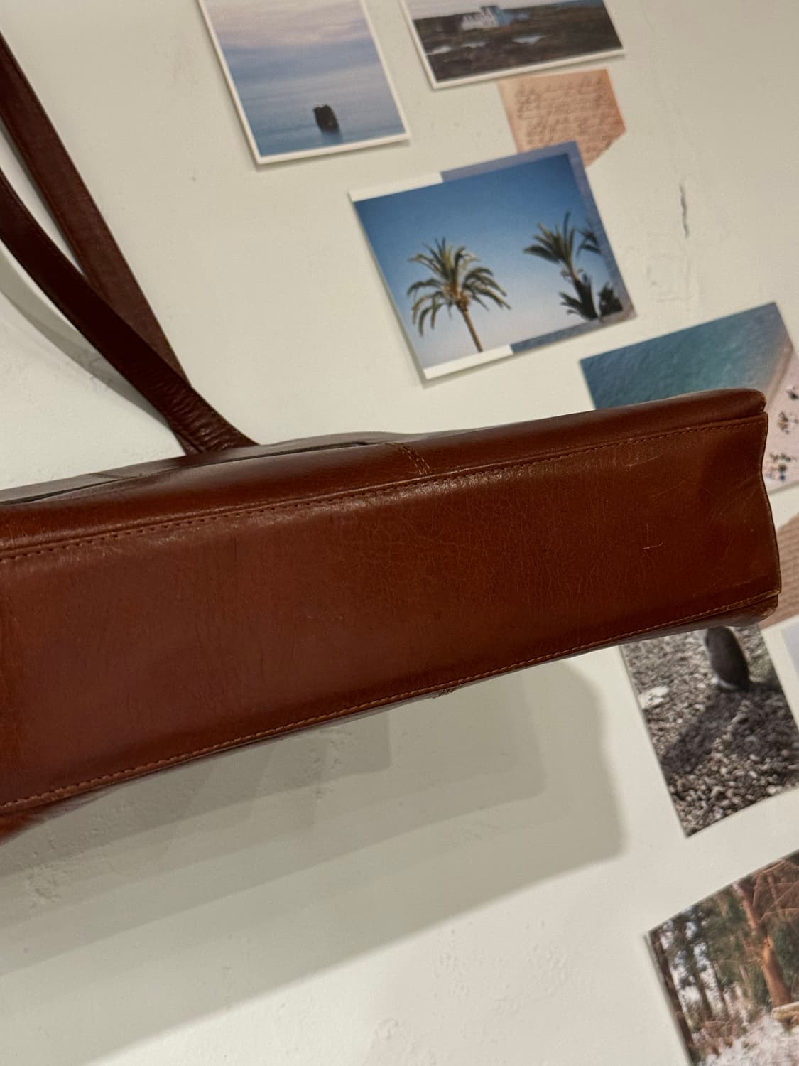 사각 가죽 숄더백 상품이미지9