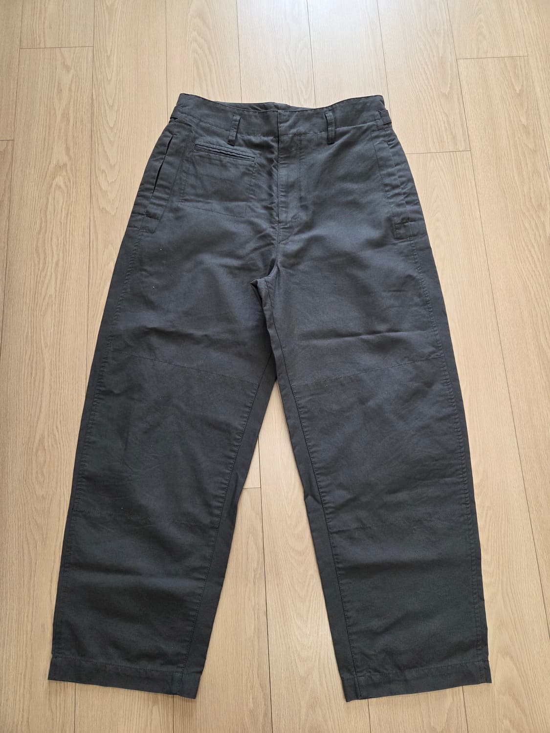 MILITARY PANTS COTTON-LINEN CANVAS RAVEN 상품이미지7