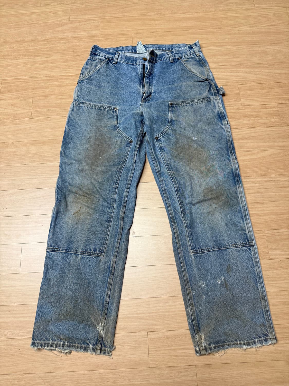 90s 빈티지 칼하트 더블니 청바지 데님 상품이미지1